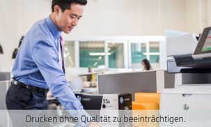 TEXTQUALITÄT MIT ORIGINAL HP TONER