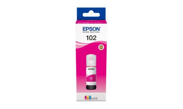 102 EcoTank Magenta ink bottle