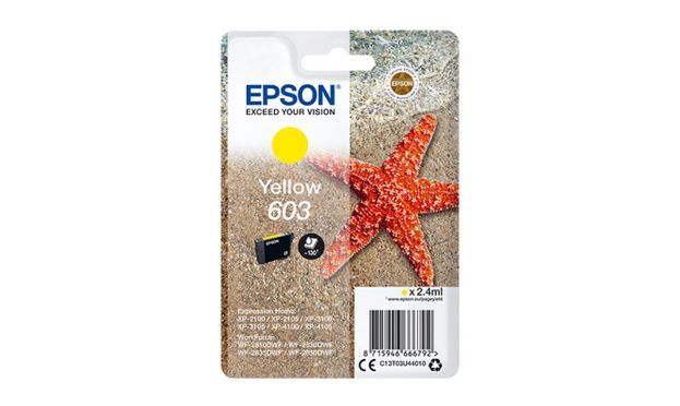 Singlepack Yellow 603 Ink
