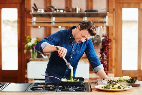 Jamie Oliver Premium Aluguss Grillpfanne 27x23 cm E21141