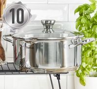 Edelstahl in Premium-Qualität mit 10 Jahren Garantie
