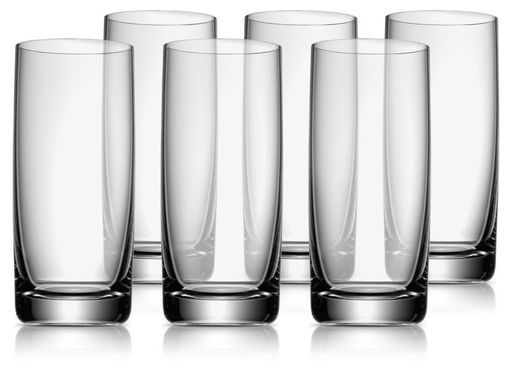 EasyPlus Longdrinkgläser, 6 Stück