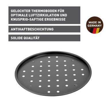 KAISER Classic Pizzablech mit Thermolochung, 32 cm