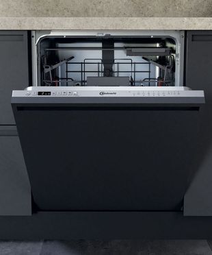 Bauknecht vollintegrierter Geschirrspüler: 60 cm, Farbe Silber - BCIO 3C33 EC