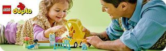 Einfach baubares Schulbus-Spielset