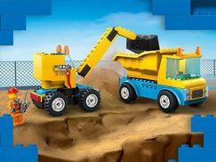 2-in-1-Spielset mit Baufahrzeug