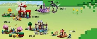 Впередe LEGO® Minecraft® Sets zum Sammeln und Kombinieren