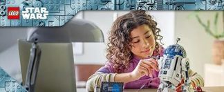 Baubare LEGO® Figur von R2-D2™ zum Spielen und Ausstellen