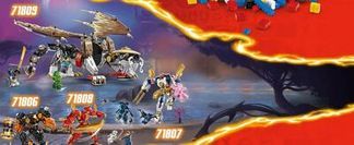 Впередe tolle LEGO® NINJAGO® Spielsets zum Sammeln