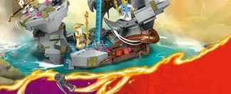 Großes NINJAGO® Set für Rollenspielgefechte.