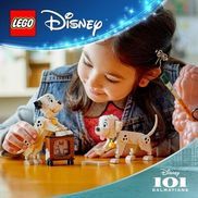 Niedliche Welpen aus Disneys 101 Dalmatiner