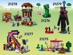 Es gibt mehr LEGO® Minecraft® Sets zum Sammeln und Mixen