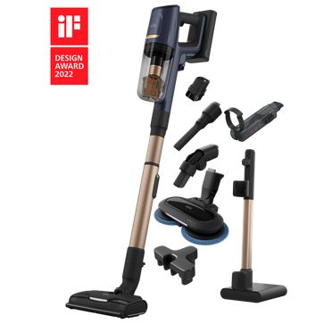 AEG HYGIENIC 8000 Akku-Staubsauger kabellos AP81B25WET / Farbe: Indigo Blue