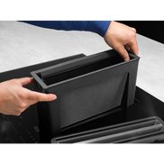 2-in-1-Filter: Leicht zu entnehmen. Leicht zu reinigen