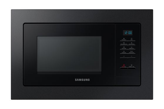 20 ℓ Einbau-Mikrowelle mit Grill, Schwarz