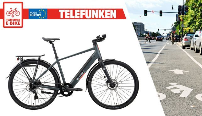 Telefunken Urban Pedelec UH210 Herren - Elektrofahrrad mit Straßenzulassung