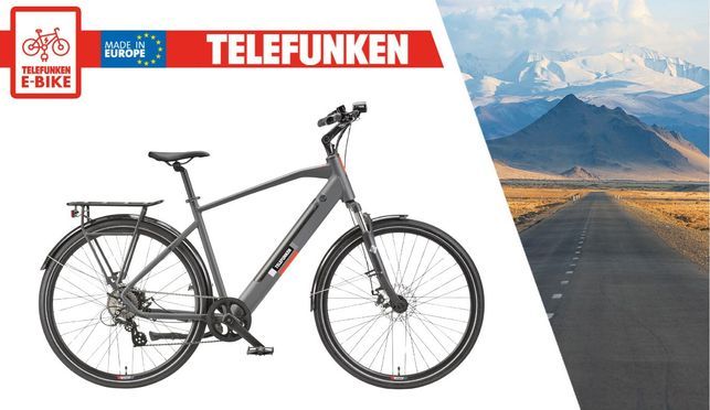 Telefunken E-Bike Expedition XT490 – Herren Trekking Elektrofahrrad