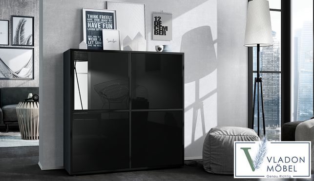 Highboard Cuba V2 in vielen verschiedenen Farbkombinationen