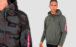 Hoodie mit auffälligem Print
