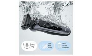 100 % wasserdichter Rasierer – für Wet&Dry-Anwendung