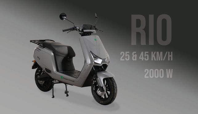 GreenStreet Elektroroller Rio, 2000 W, 25 km/h