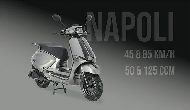Alpha Motors Motorroller Napoli, 125 ccm, 85 km/h, EURO 5+
