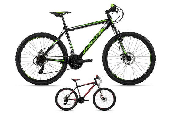 Mountainbike Hardtail 26'' Sharp schwarz-rot RH 51 cm KS Cycling