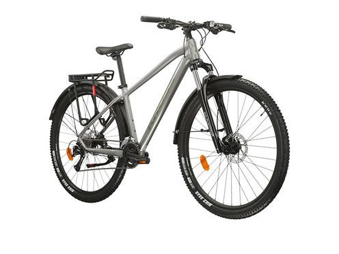 KROSS Mountainbike Hexagon 4.0 27,5" grau 16 Gänge mit Beleuchtung