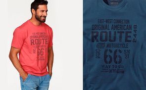 T-Shirt mit lässigem Print