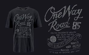 Lässiges Print-T-Shirt