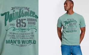 T-Shirt mit lässigem Print