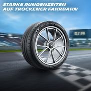 Starke Rundenzeiten auf trockener Fahrbahn.