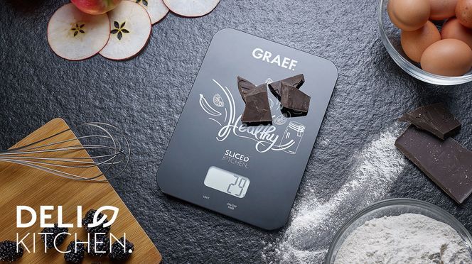 Digitale Küchenwaage KS 202, schwarz