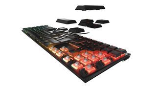 Flache Bauhöhe dank CHERRY MX LOW PROFILE SPEED Switches
