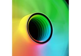 Stylischer Infinity-Spiegel-Effekt