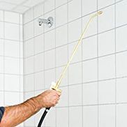 Düse, Lanze und Pumpe aus Messing