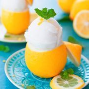 Zitronensorbet