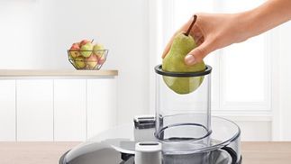 Kein Vorschneiden mehr von Obst und Gemüse.