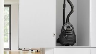 Hohe Reinigungsleistung, auch wenn die Staubbox sich füllt.