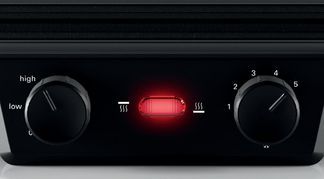 Herausnehmbare Grillplatten. Auch nach dem Essen beste Wahl.