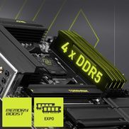4 x DDR5 Dual Channel (8400+ MT/s OC)*