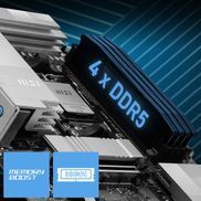 4 x DDR5 Dual Channel (8200+ MT/s OC)*