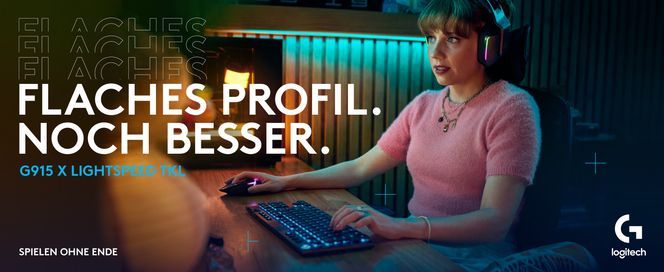 Logitech G915 X LIGHTSPEED TKL Low-Profile Wireless Gaming Keyboard