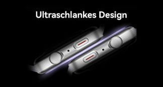 Schlankes Design für mehr Komfort