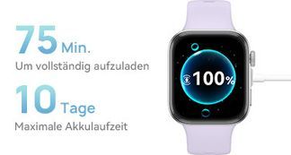 10 Tage maximale Akkulaufzeit