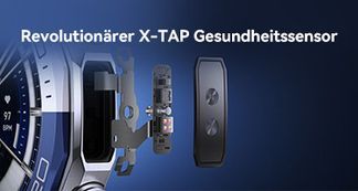 Revolutionärer X-TAP Gesundheitssensor