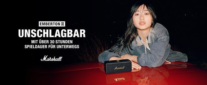 Marshall Emberton II Black & Brass