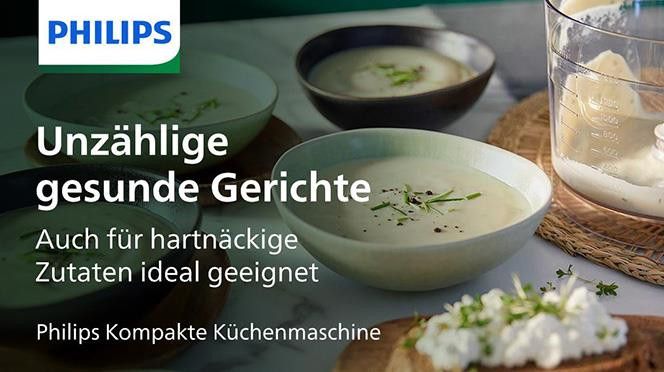 Philips Viva Collection 850 W, 31 Funktionen, kompakte Küchenmaschine