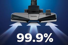 99,9 % Staubaufnahme