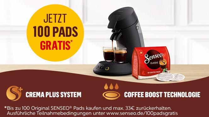 Philips Senseo Original Plus Eco CSA210 Kaffeepadmaschine
